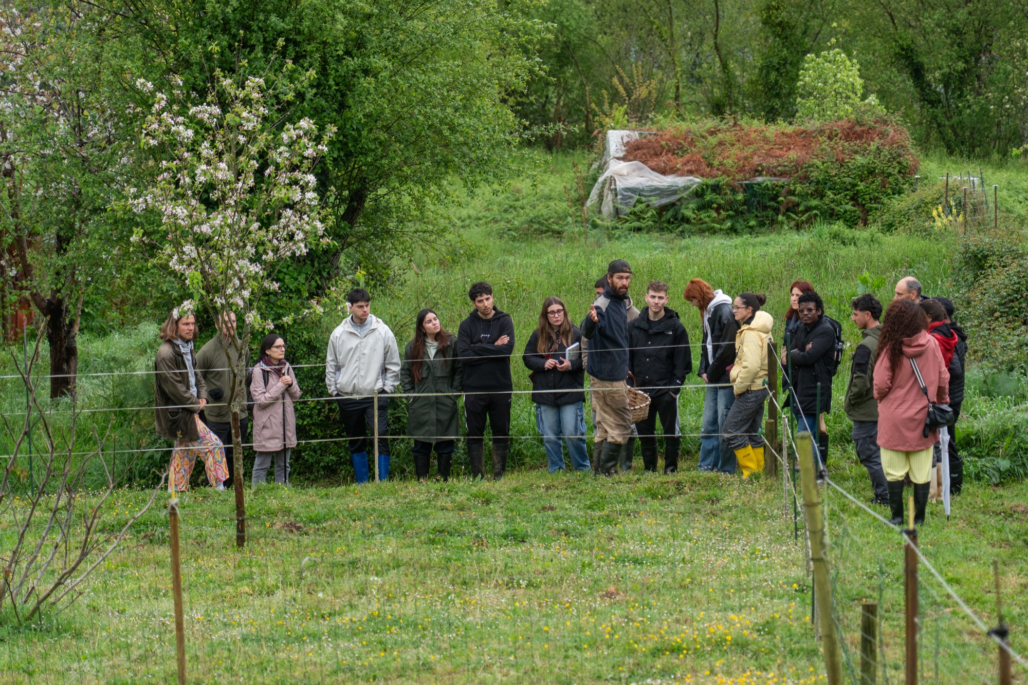 Visita de campo a una finca agroecológica